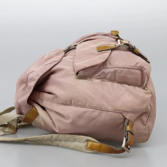 PRADA Backpack Nylon Pink Silver Auth - Picture 4 of 16